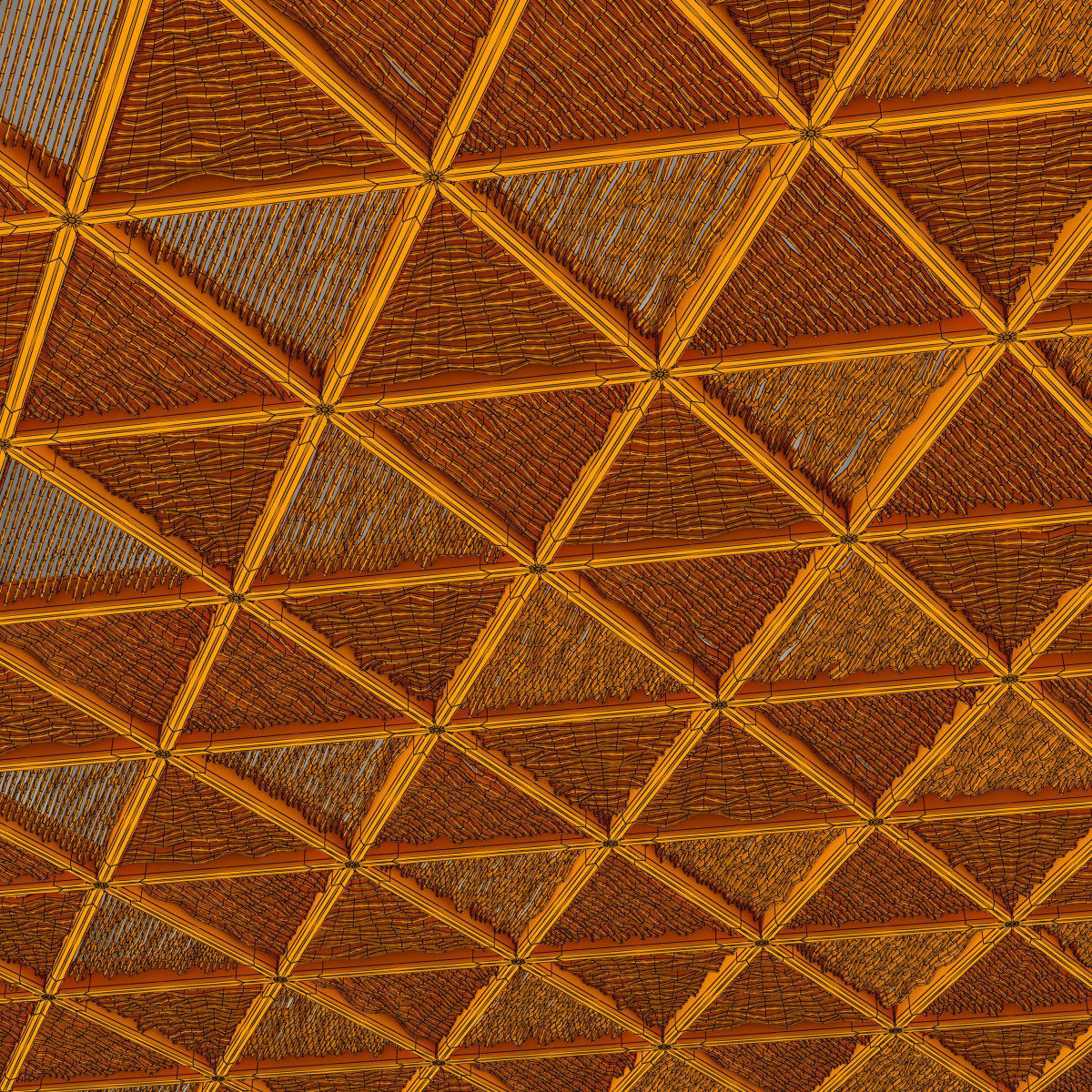 Ceiling parametric Triangle n1 3D model_18