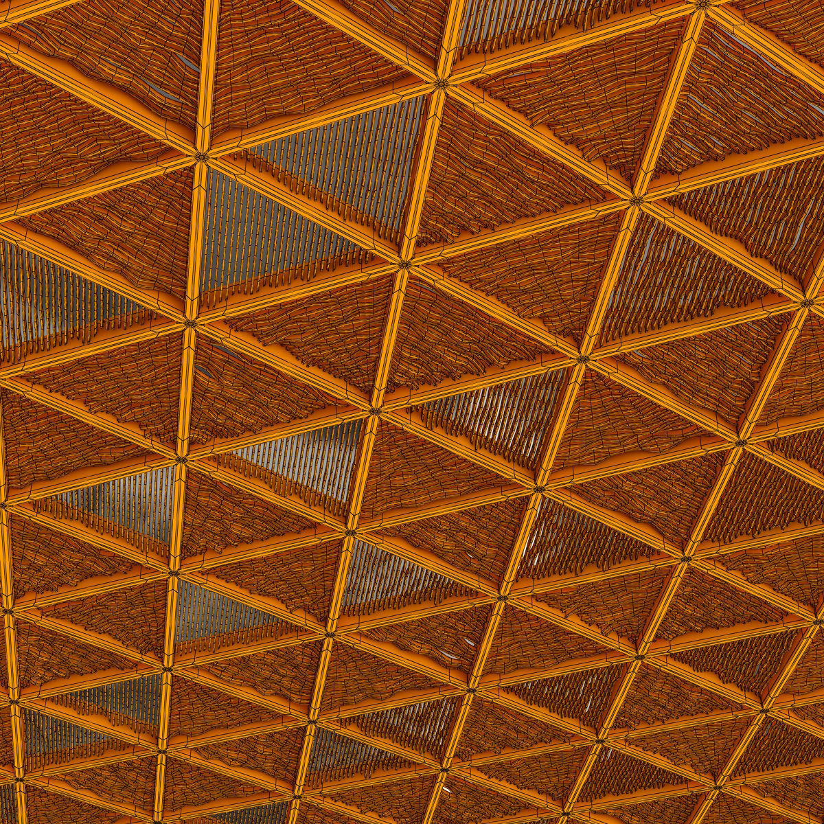 Ceiling parametric Triangle n1 3D model_17