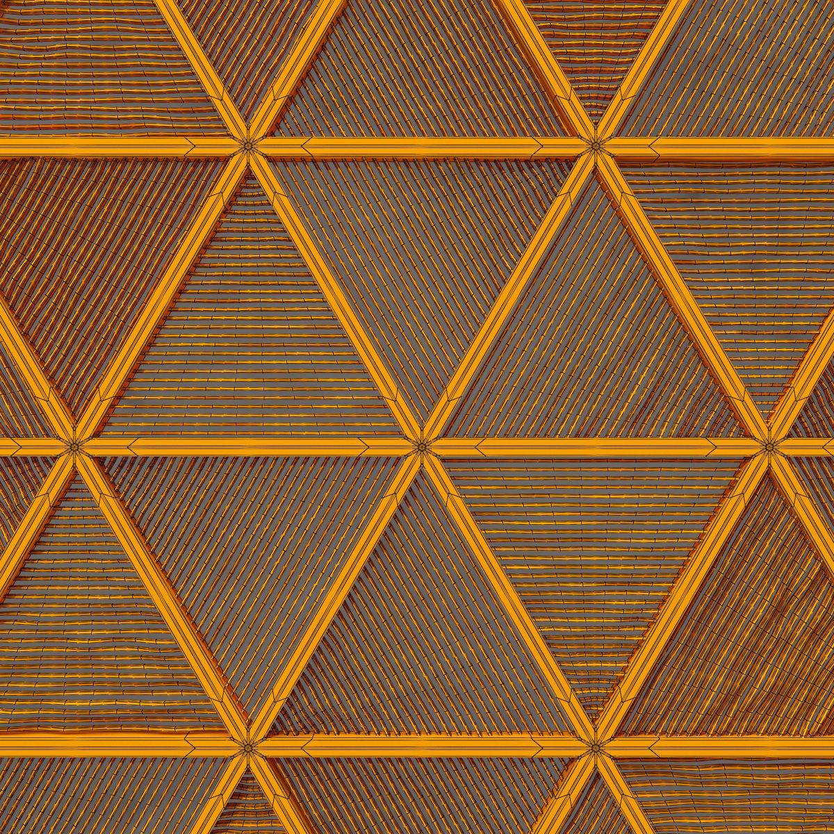 Ceiling parametric Triangle n1 3D model_15