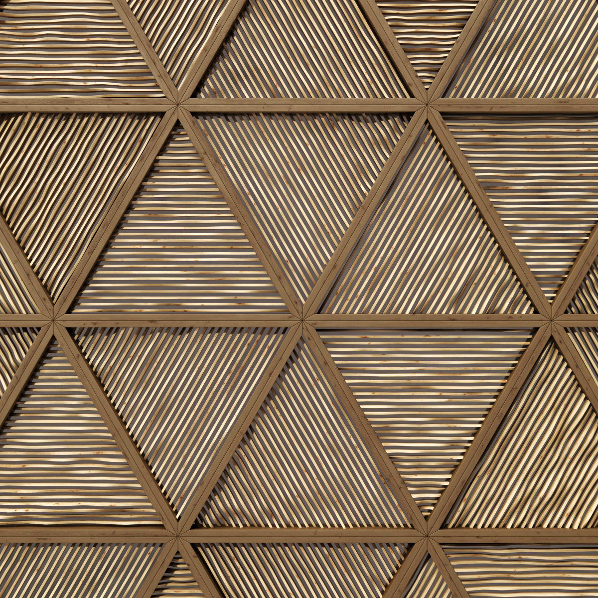Ceiling parametric Triangle n1 3D model_7