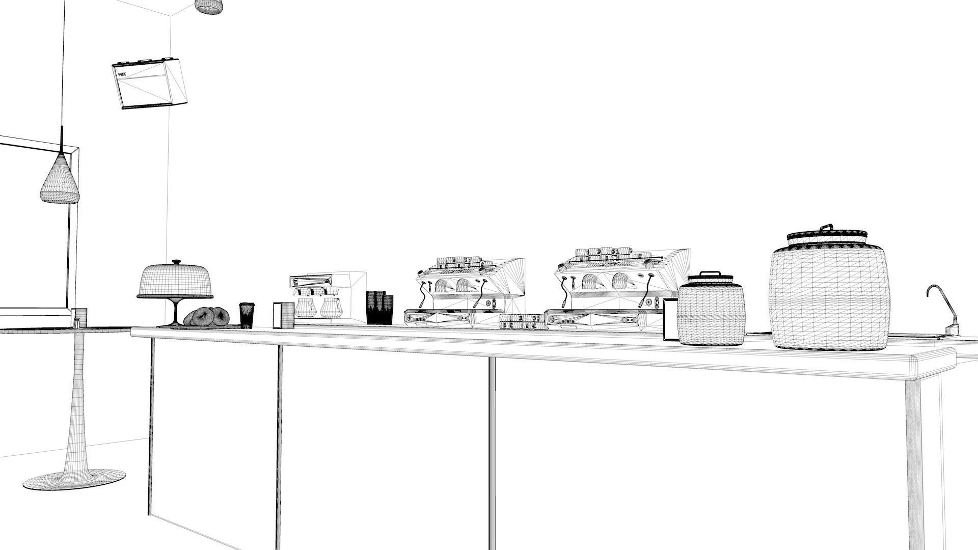 Speedway Cafe 3D model_5