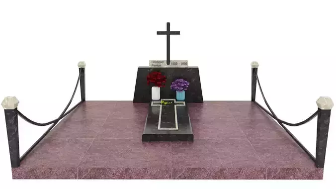 Grave with a cross