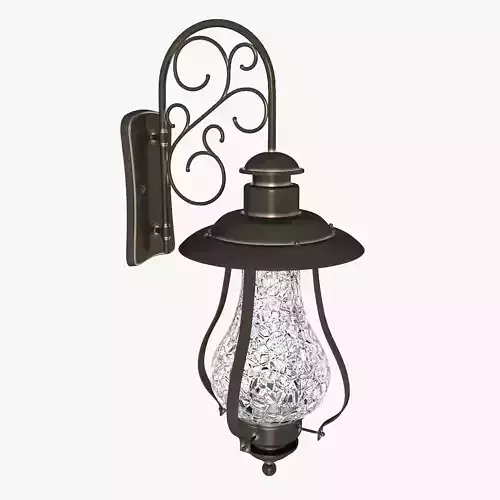 Wall street lamp 3D 3D model