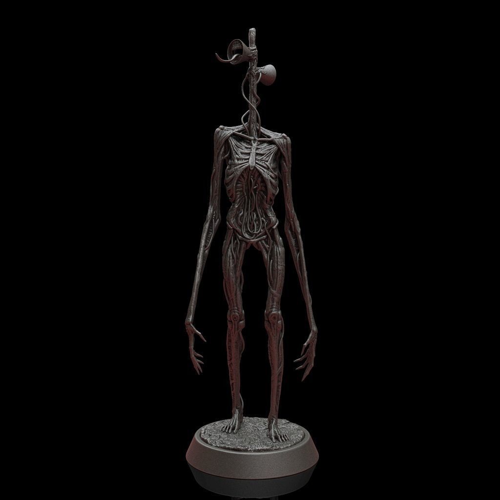 SirenHead high quality detalization model for 3d printer 3D print model_12