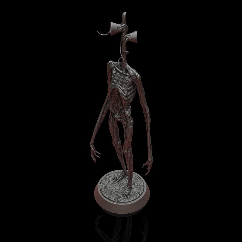 SirenHead high quality detalization model for 3d printer 3D print model_11