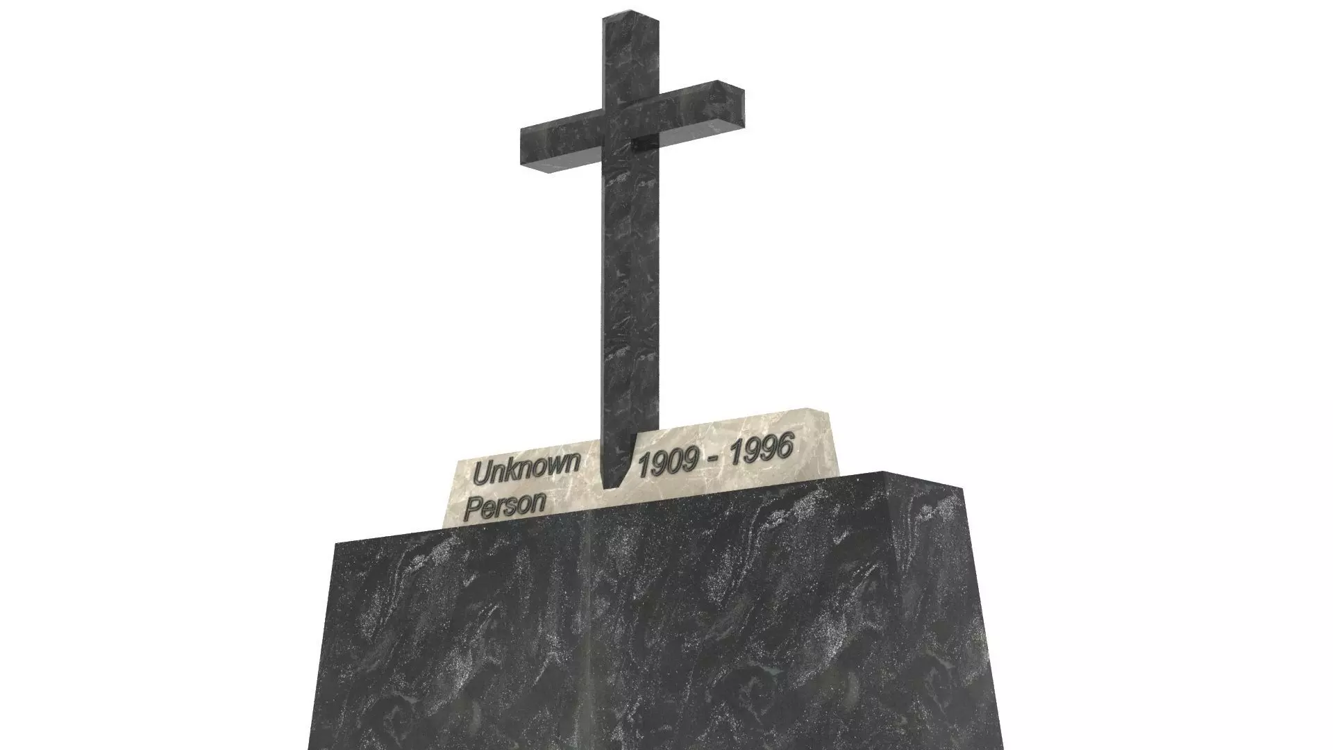Grave cross Free 3D model
