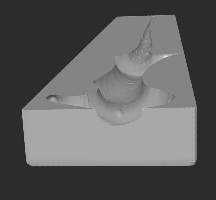 MakeIT Harry Potter 3D Voldemort Wand Mold 3D model_2