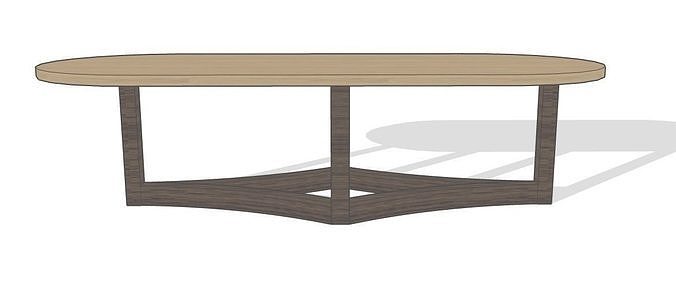 Larchmont Dining Table by Keith Fritz 3D model