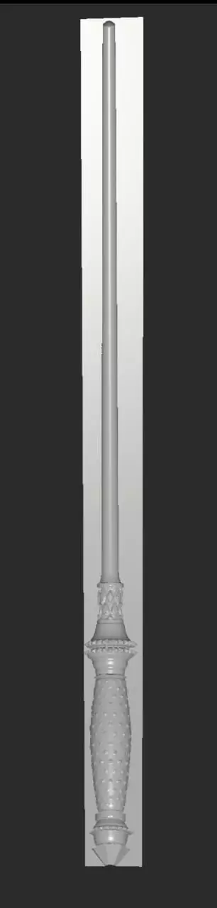 MakeIT Harry Potter 3D Narcissa Melfoy Wand Mold 3D model_0