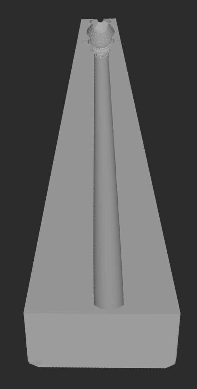 MakeIT Harry Potter 3D Narcissa Melfoy Wand Mold 3D model_5