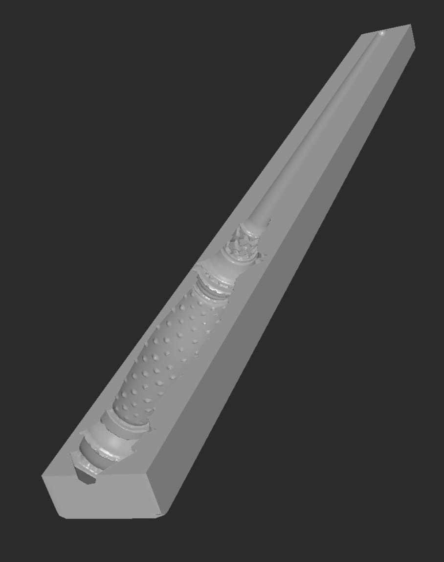 MakeIT Harry Potter 3D Narcissa Melfoy Wand Mold 3D model_4