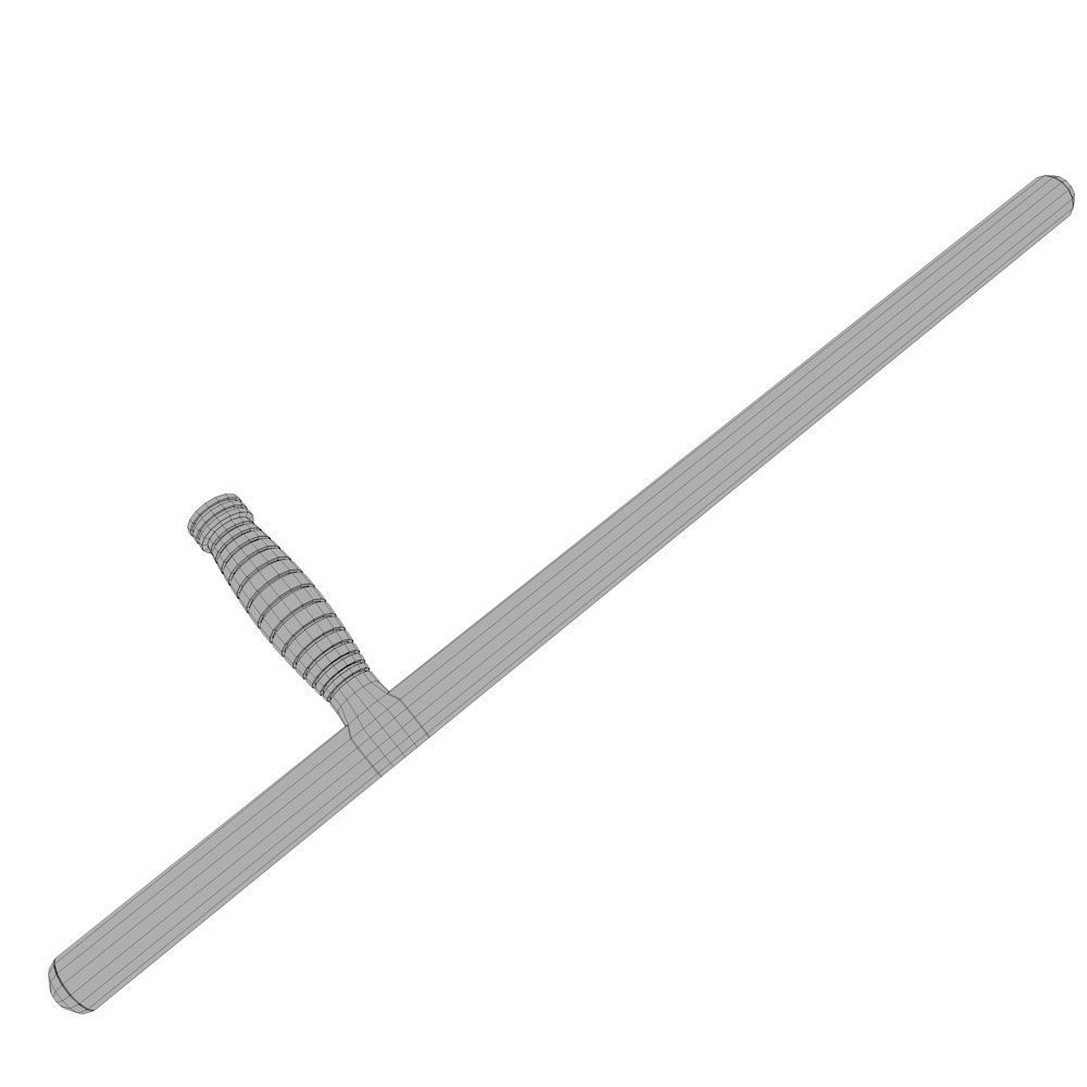 Police Battons - Nightstick Low-poly 3D model_15