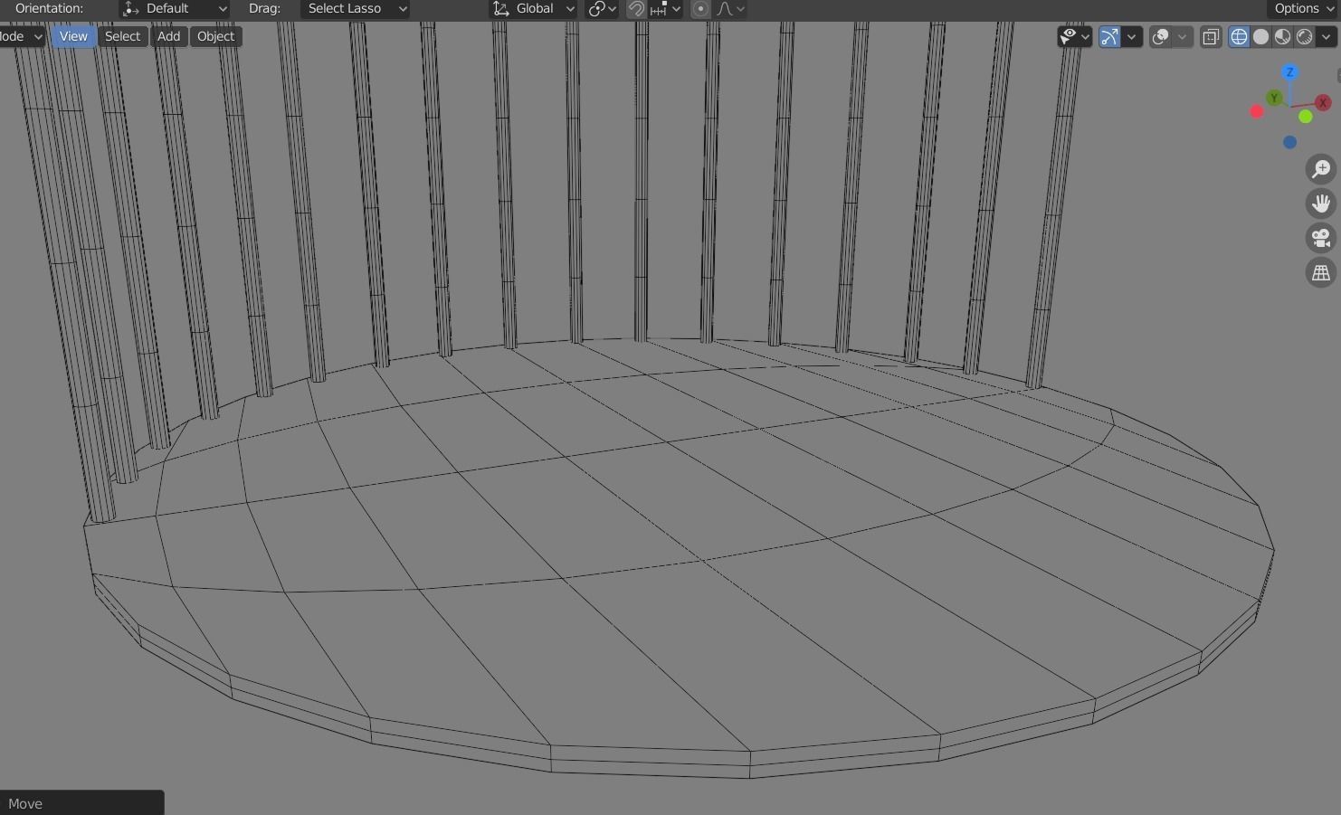 Petit layer stand and flower set 3D model_17