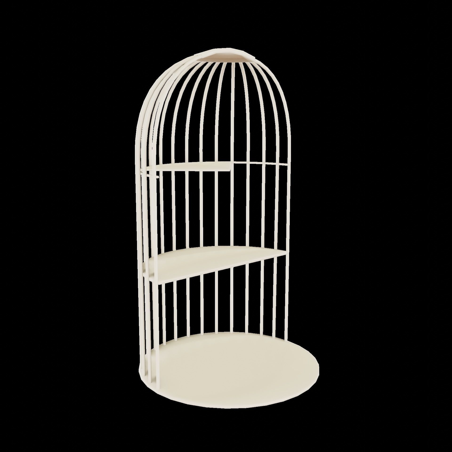 Petit layer stand and flower set 3D model_14