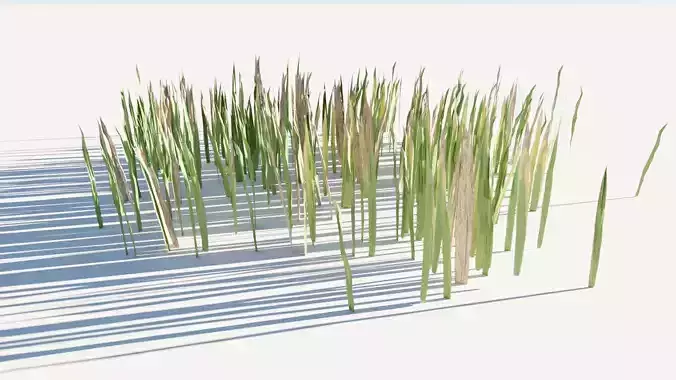 Free Blender Grass Model Free low-poly 3D model