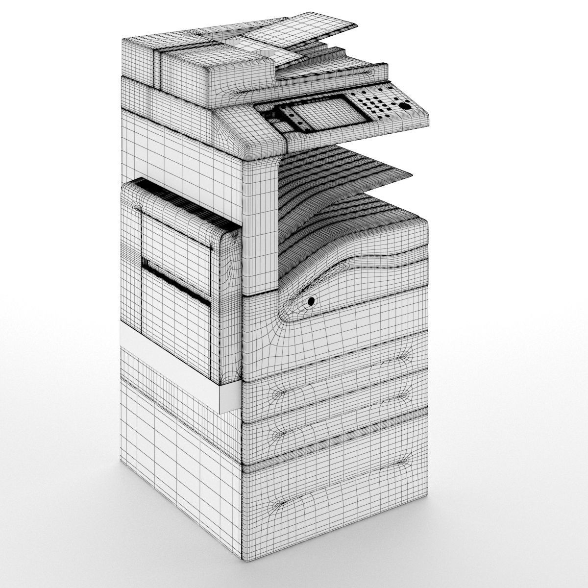 Copier Xerox WorkCentre 5335 3D model_9