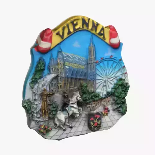 Vienna Austria Magnet Souvenir 3D print model