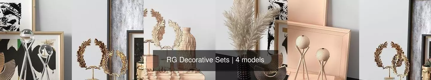 RG Decorative Sets 3D Model Collection_0