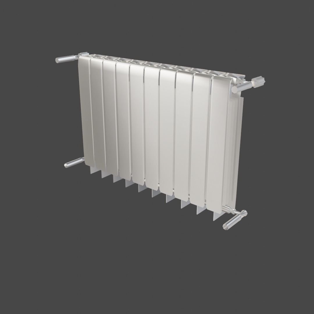 Heating radiator Free low-poly 3D model_6