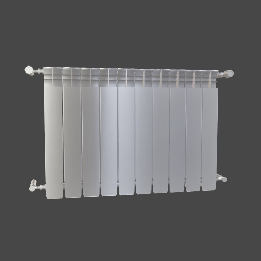 Heating radiator Free low-poly 3D model_8