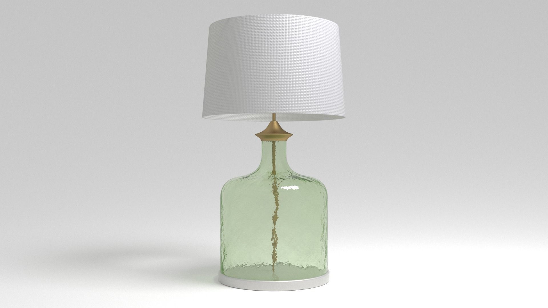 Lamp of a Green Glass Bottle - 3ds Max 3D model_31