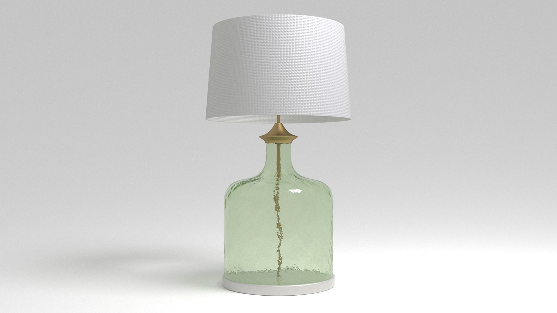 Lamp of a Green Glass Bottle - 3ds Max 3D model_47