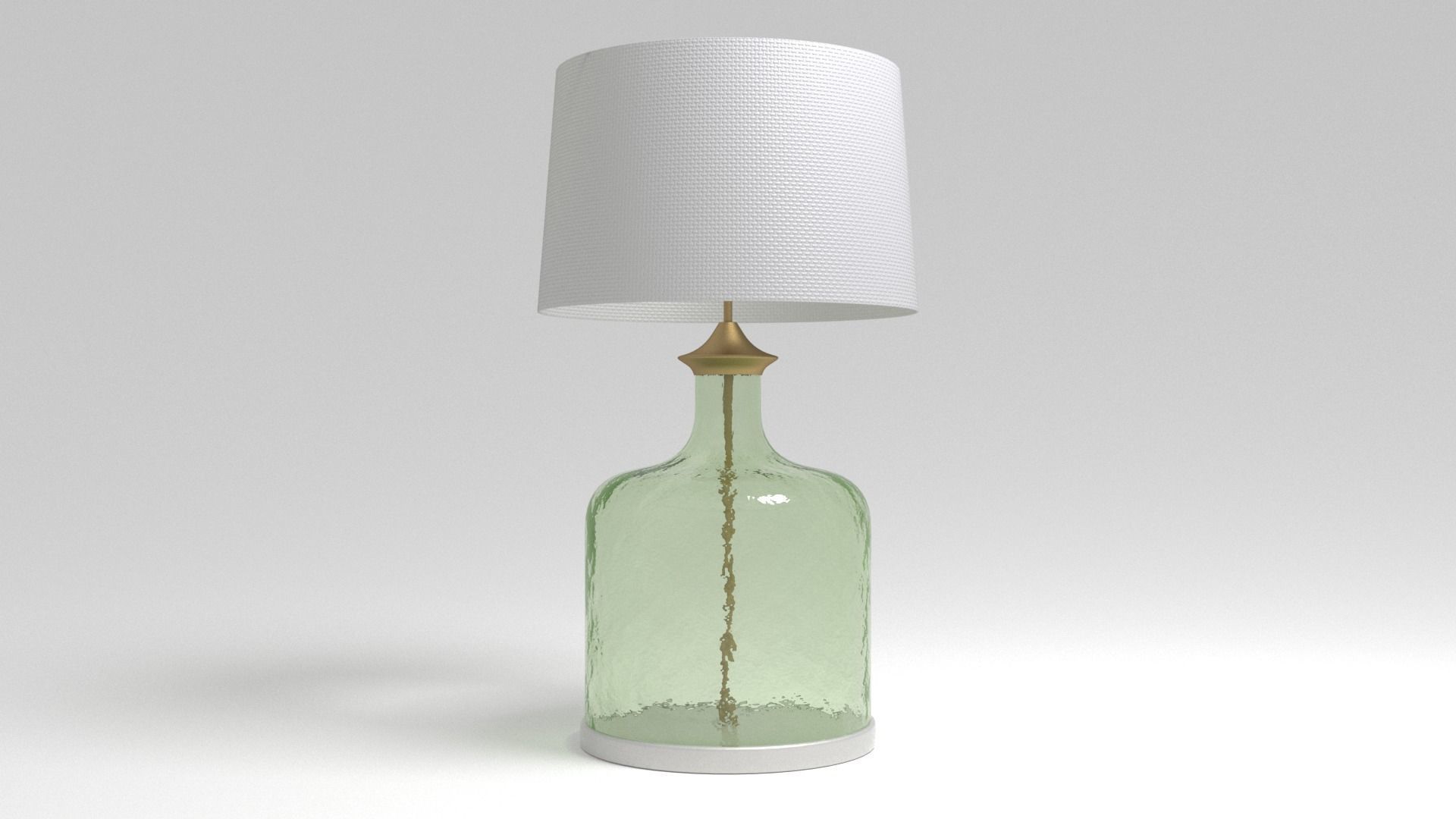 Lamp of a Green Glass Bottle - 3ds Max 3D model_38