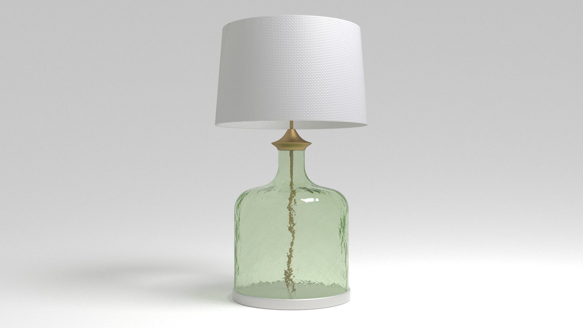 Lamp of a Green Glass Bottle - 3ds Max 3D model_21