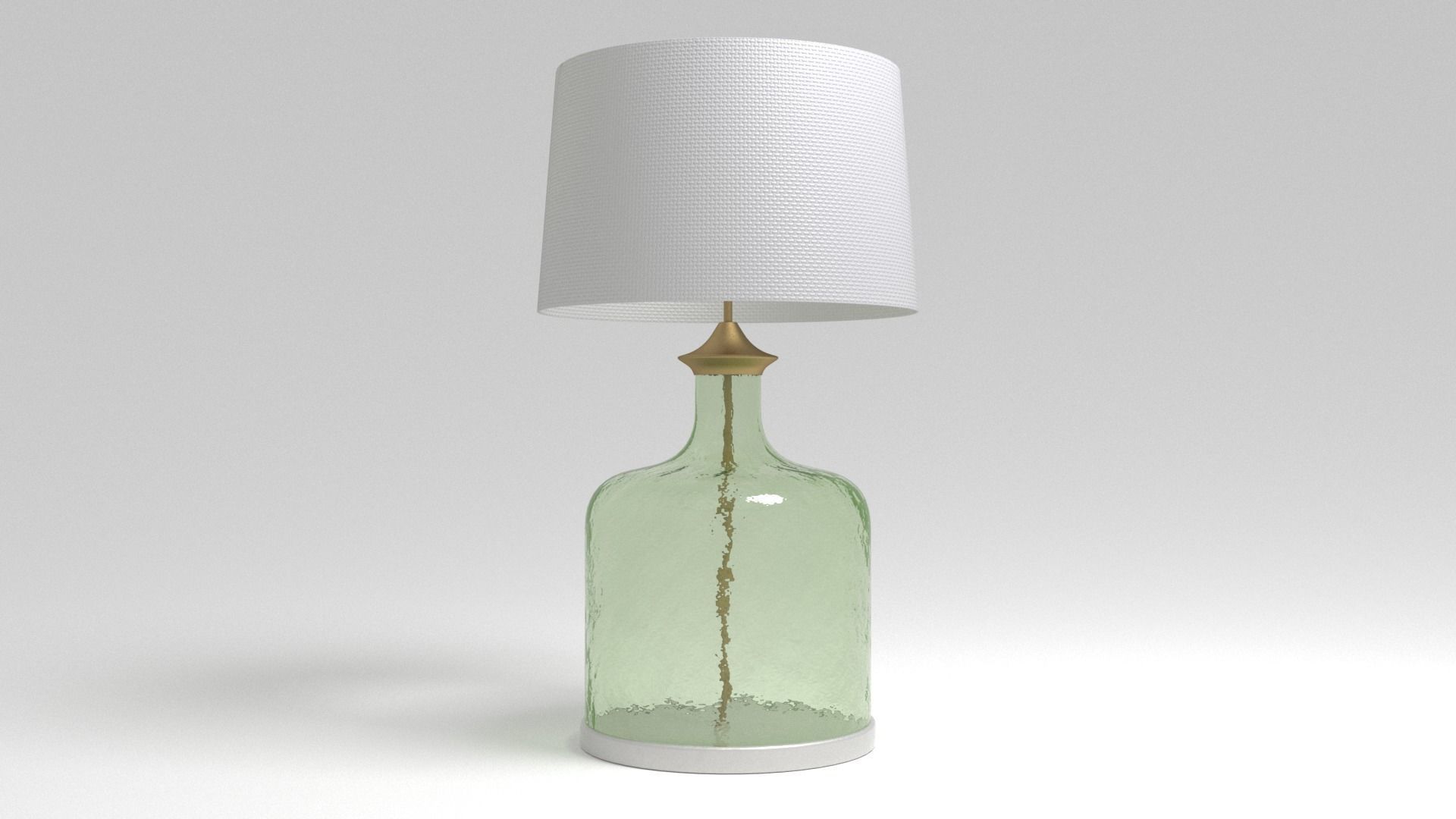 Lamp of a Green Glass Bottle - 3ds Max 3D model_40