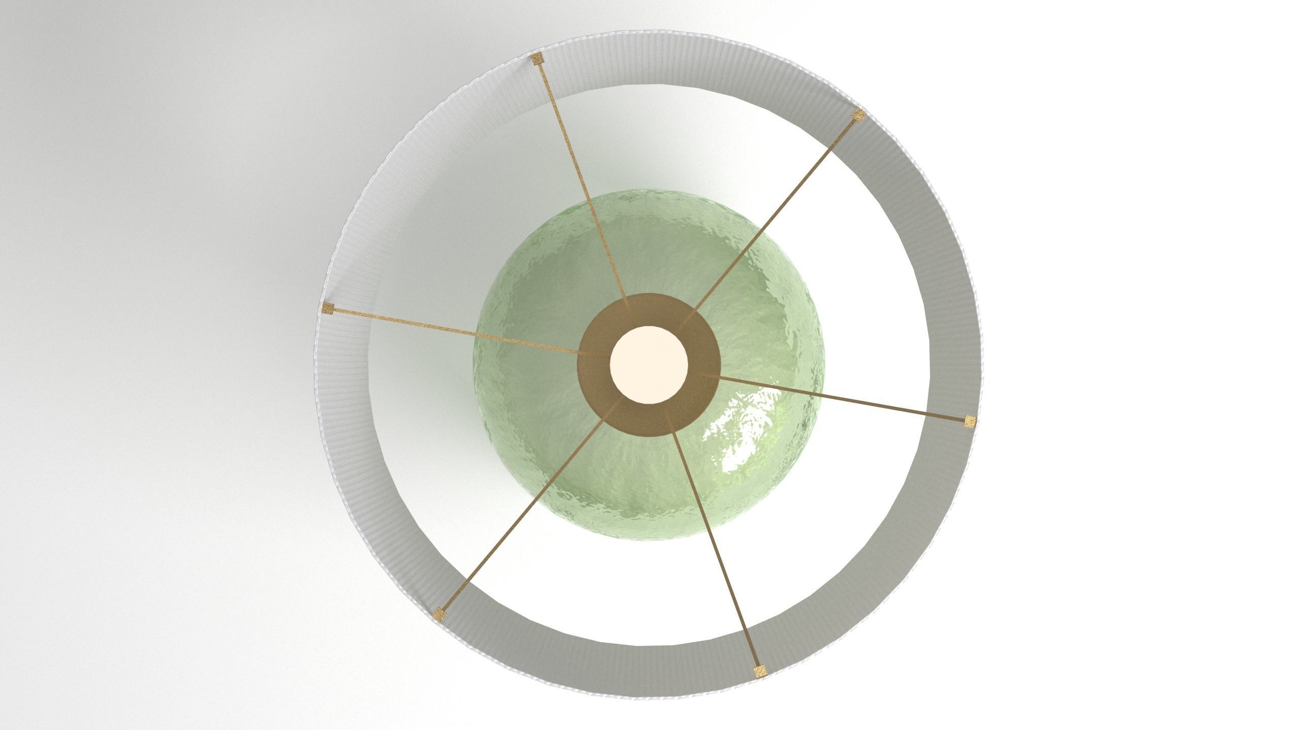 Lamp of a Green Glass Bottle - 3ds Max 3D model_13