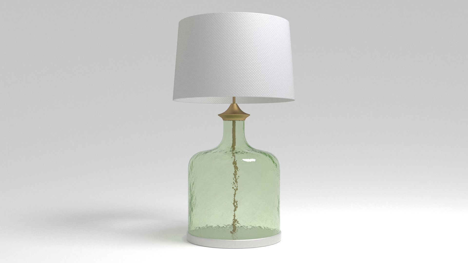 Lamp of a Green Glass Bottle - 3ds Max 3D model_23