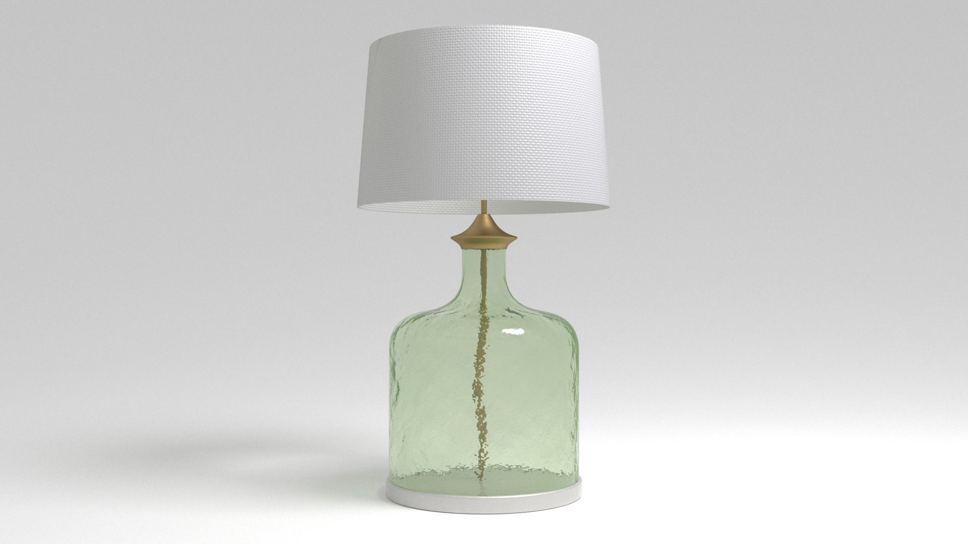 Lamp of a Green Glass Bottle - 3ds Max 3D model_27