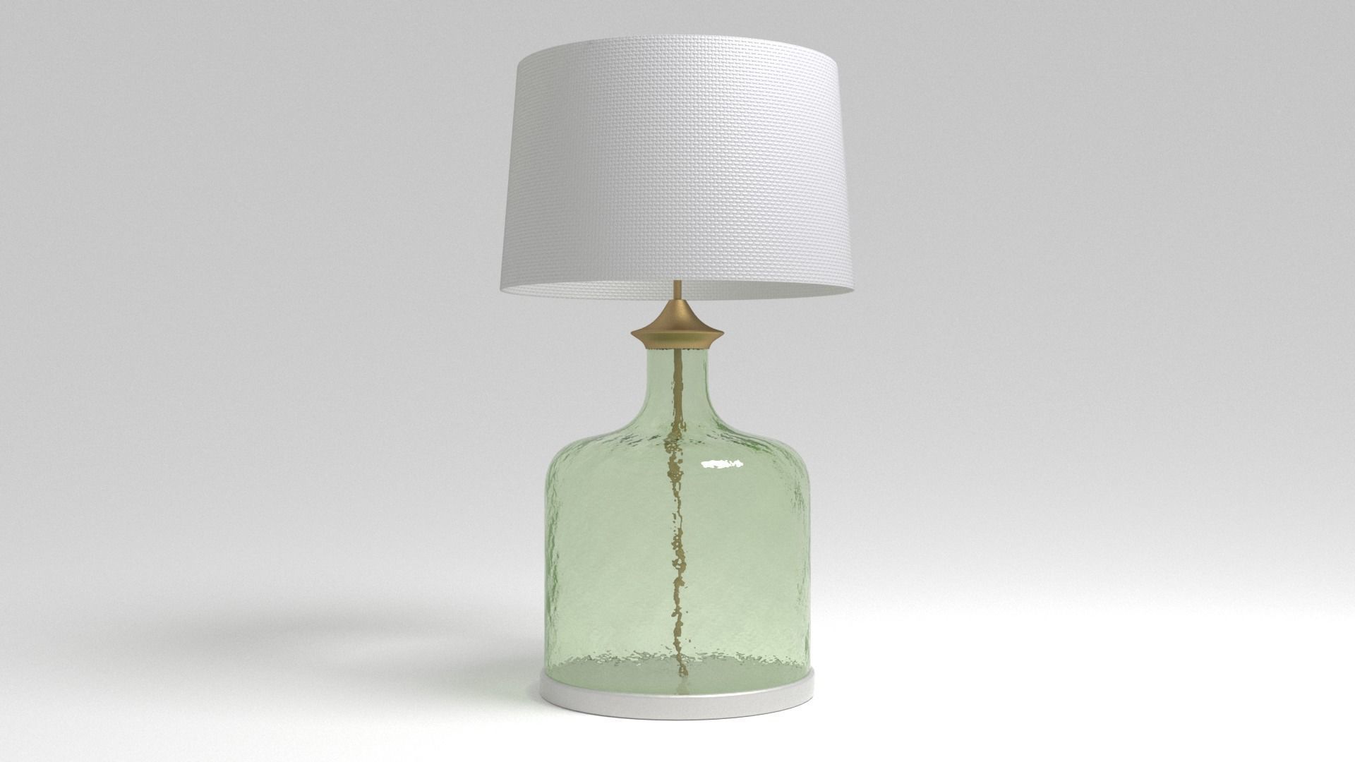 Lamp of a Green Glass Bottle - 3ds Max 3D model_24