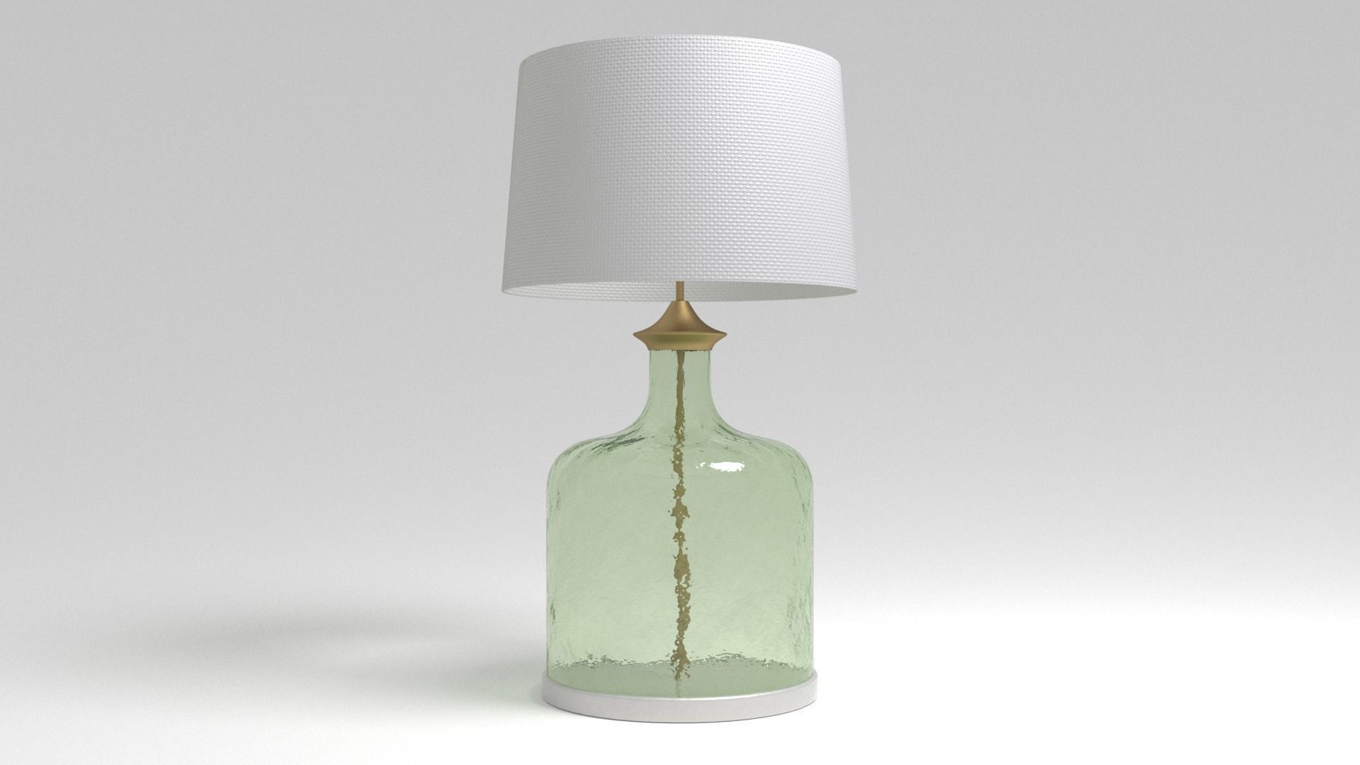 Lamp of a Green Glass Bottle - 3ds Max 3D model_46