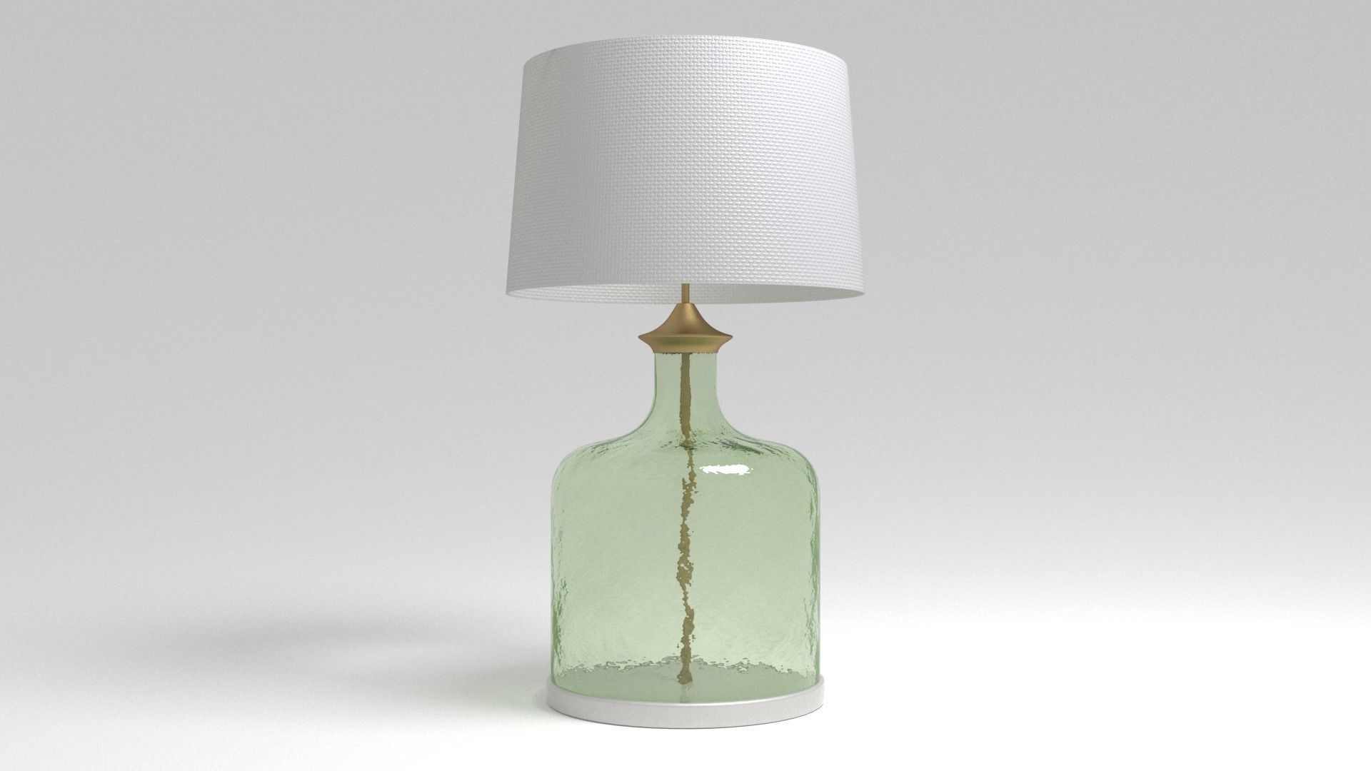 Lamp of a Green Glass Bottle - 3ds Max 3D model_32