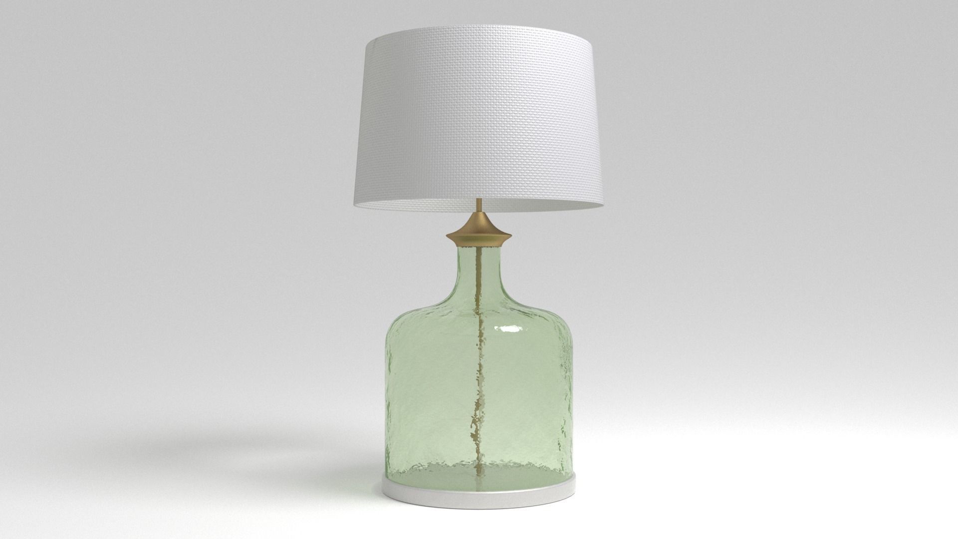 Lamp of a Green Glass Bottle - 3ds Max 3D model_15