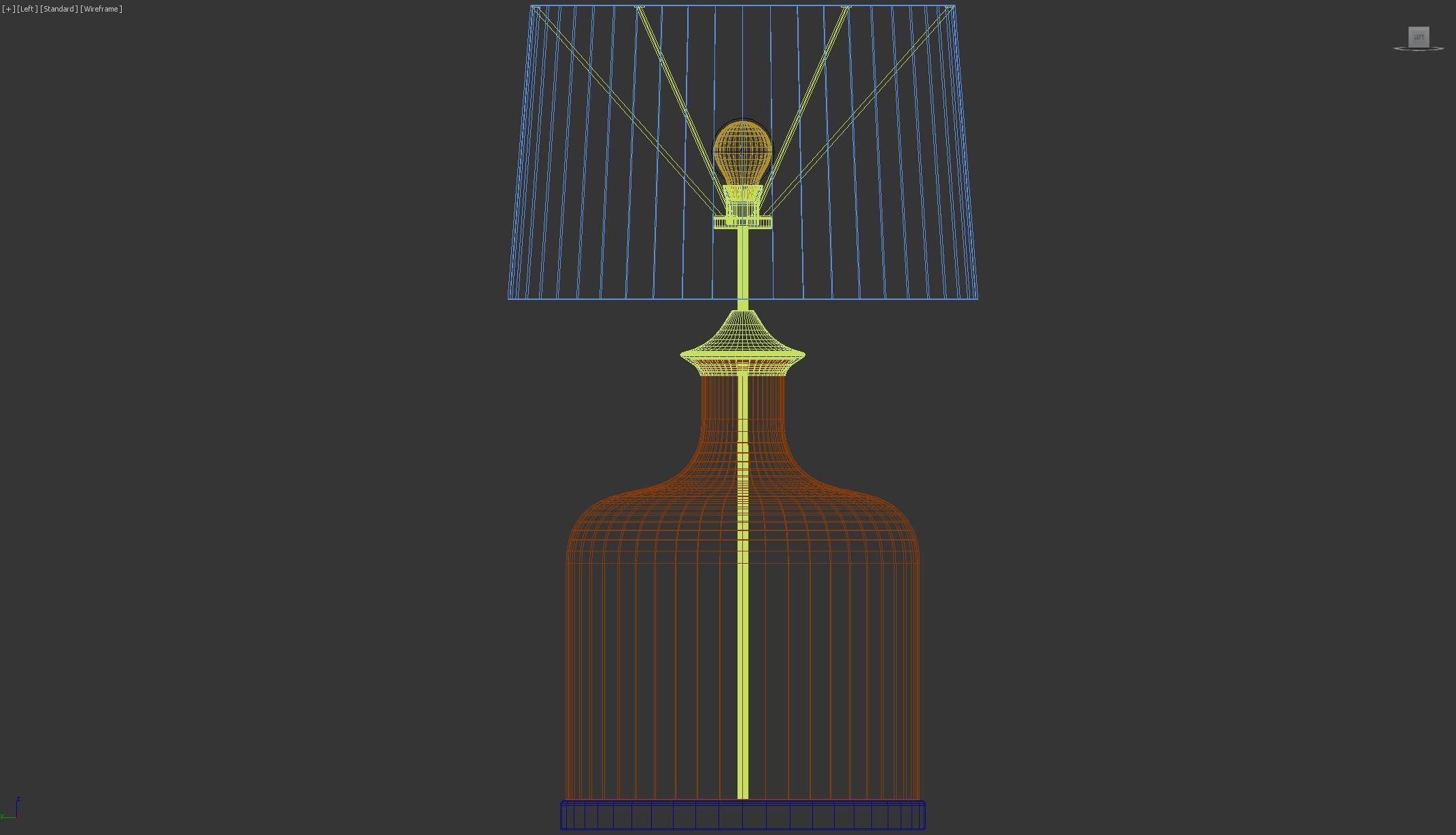 Lamp of a Green Glass Bottle - 3ds Max 3D model_56