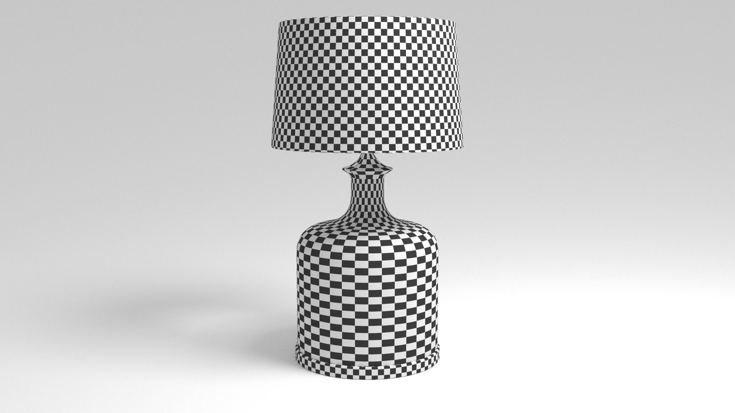 Lamp of a Green Glass Bottle - 3ds Max 3D model_2