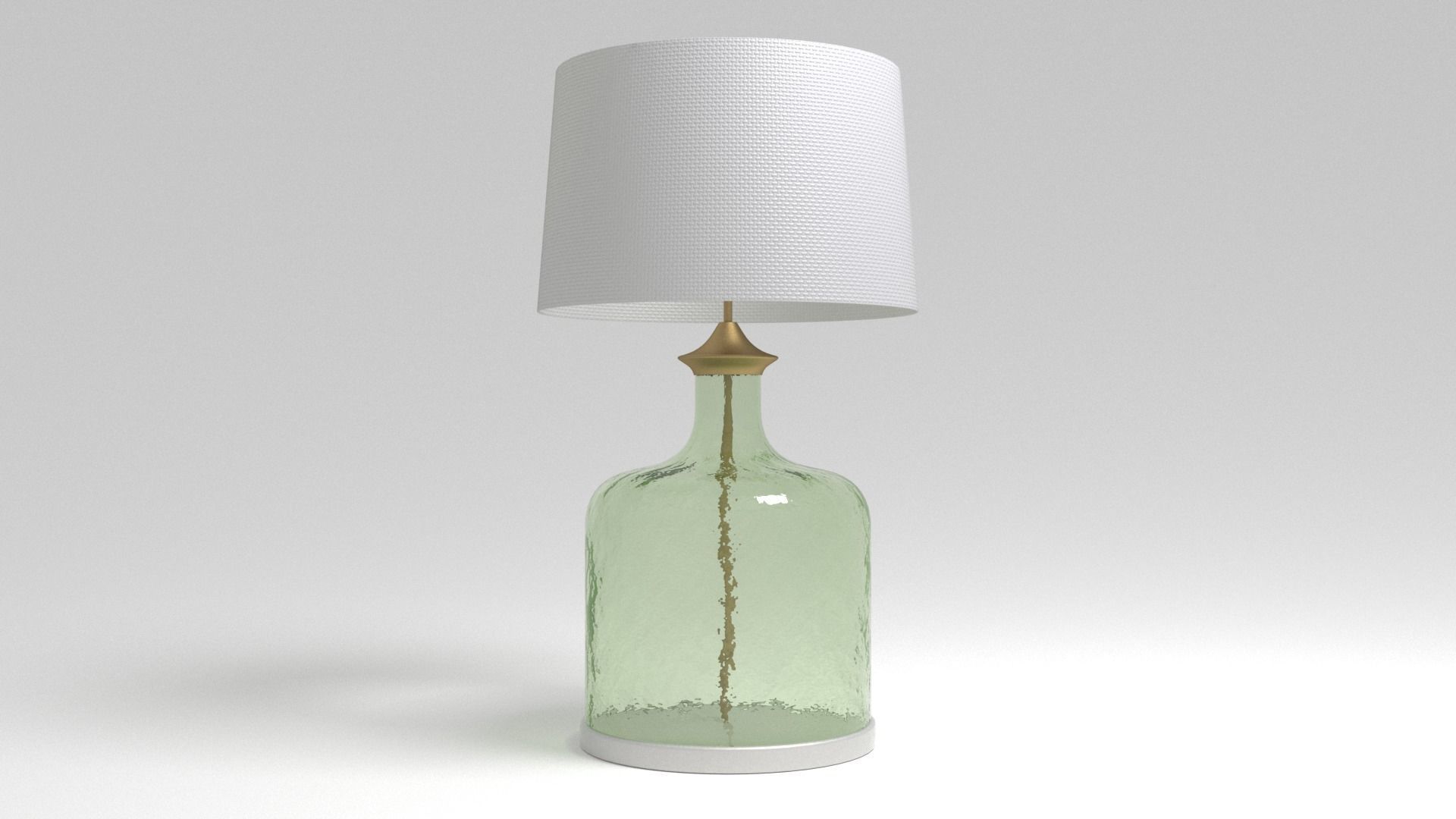 Lamp of a Green Glass Bottle - 3ds Max 3D model_36