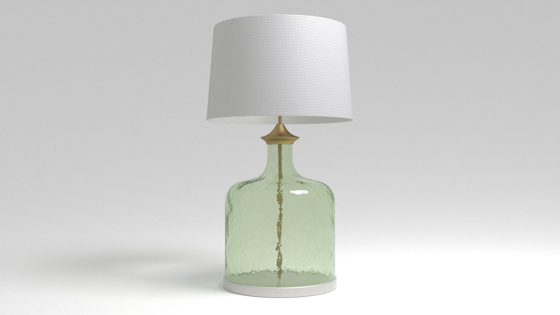 Lamp of a Green Glass Bottle - 3ds Max 3D model_37