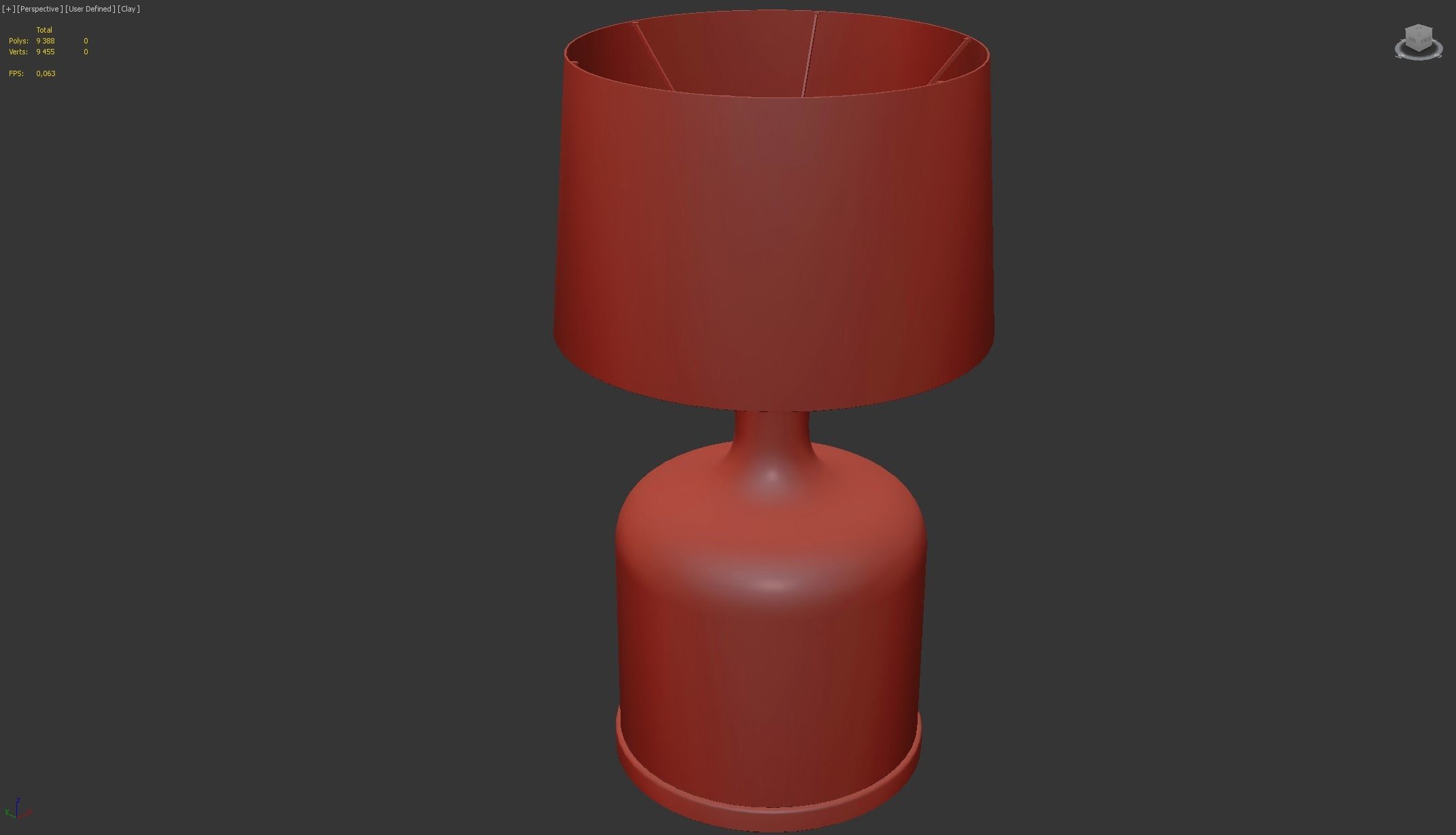 Lamp of a Green Glass Bottle - 3ds Max 3D model_53