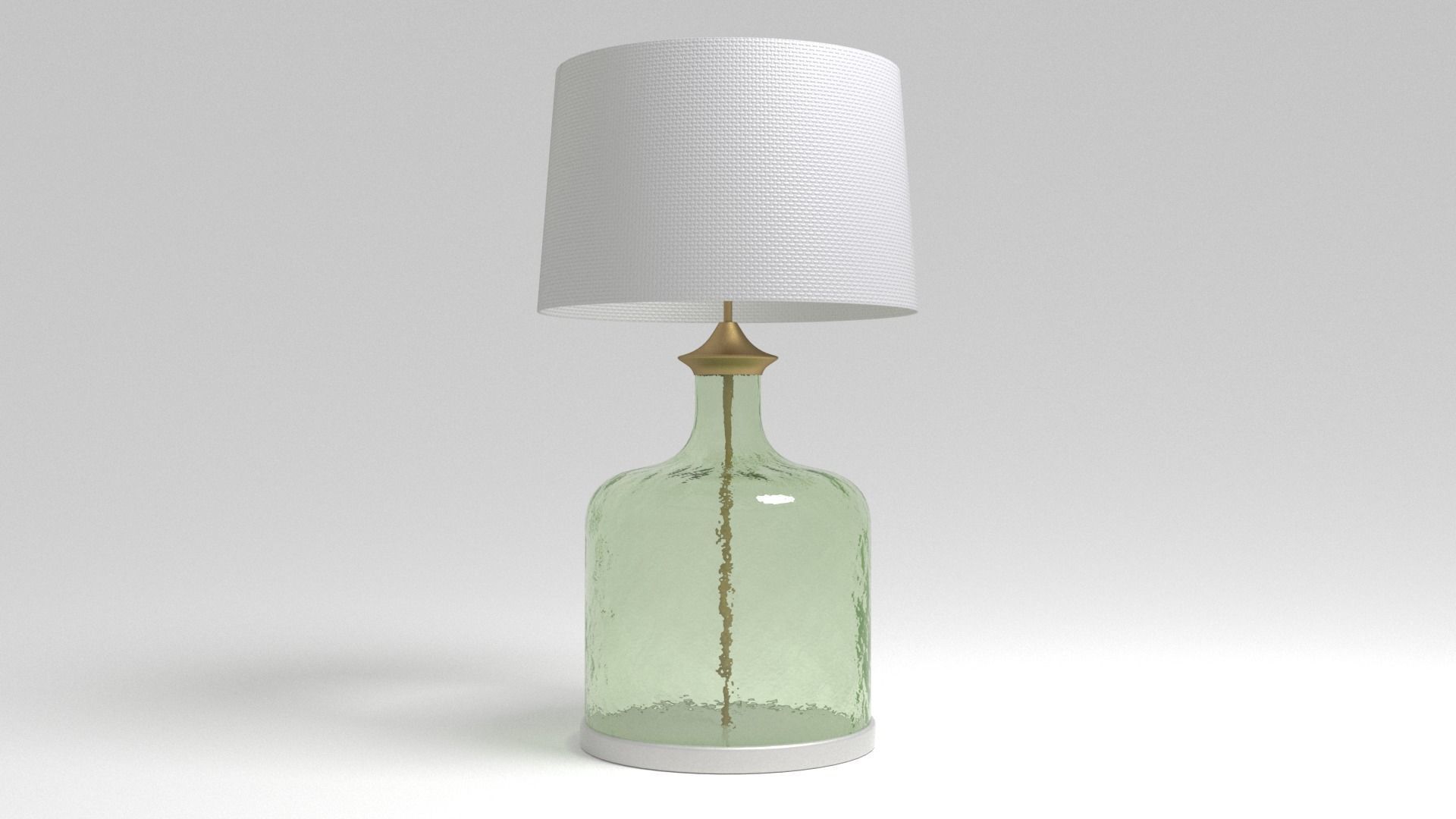 Lamp of a Green Glass Bottle - 3ds Max 3D model_34