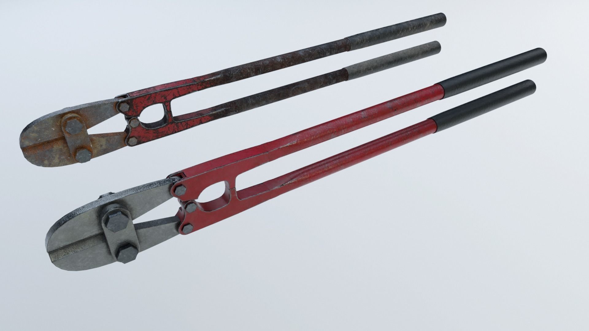 Bolt Cutters Low-poly 3D model_1