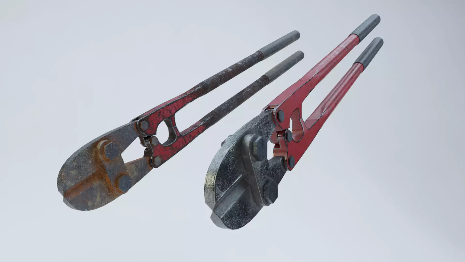 Bolt Cutters Low-poly 3D model_0