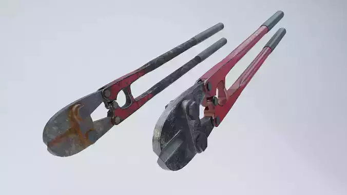 Bolt Cutters Low-poly 3D model