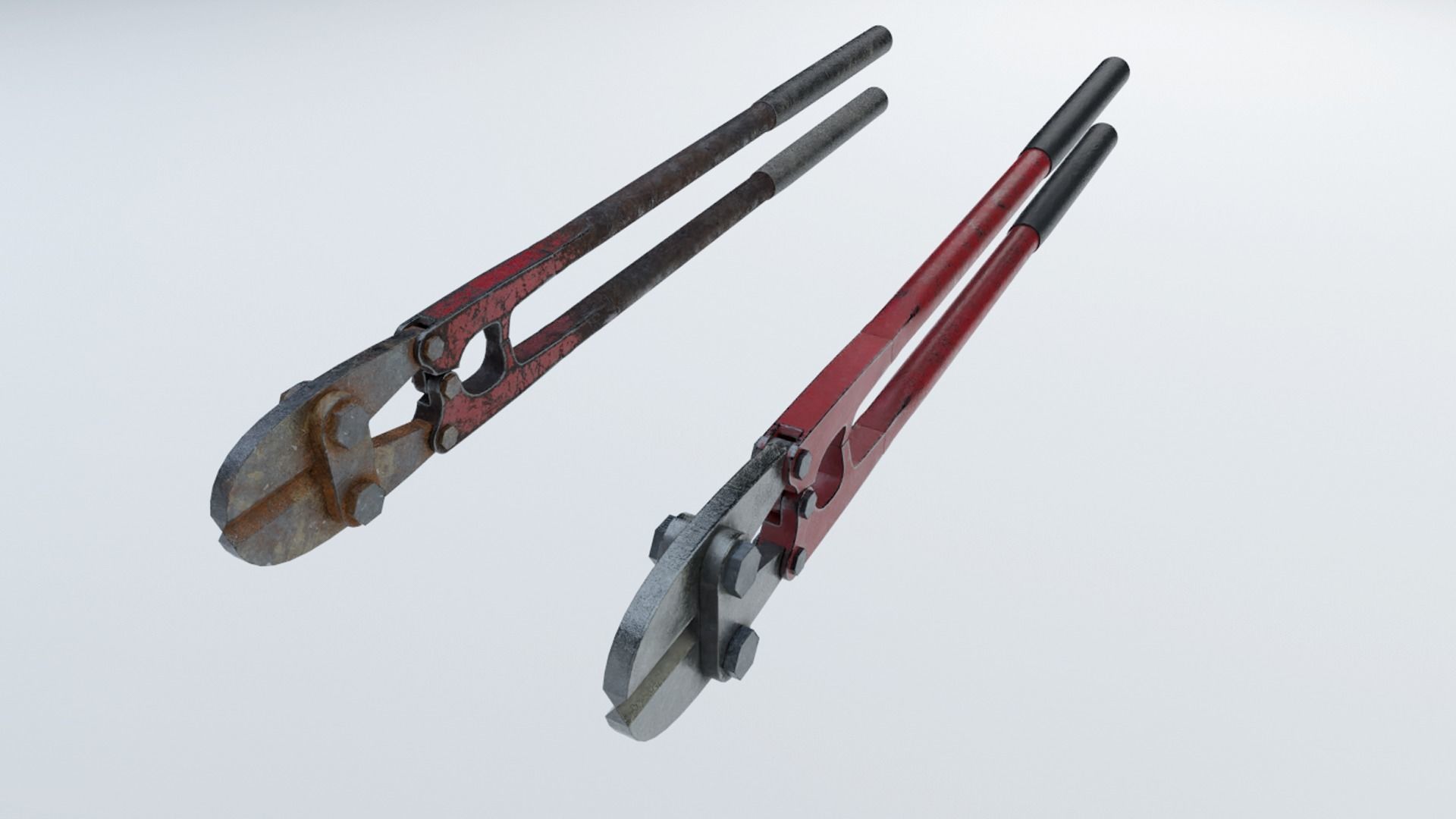 Bolt Cutters Low-poly 3D model_2