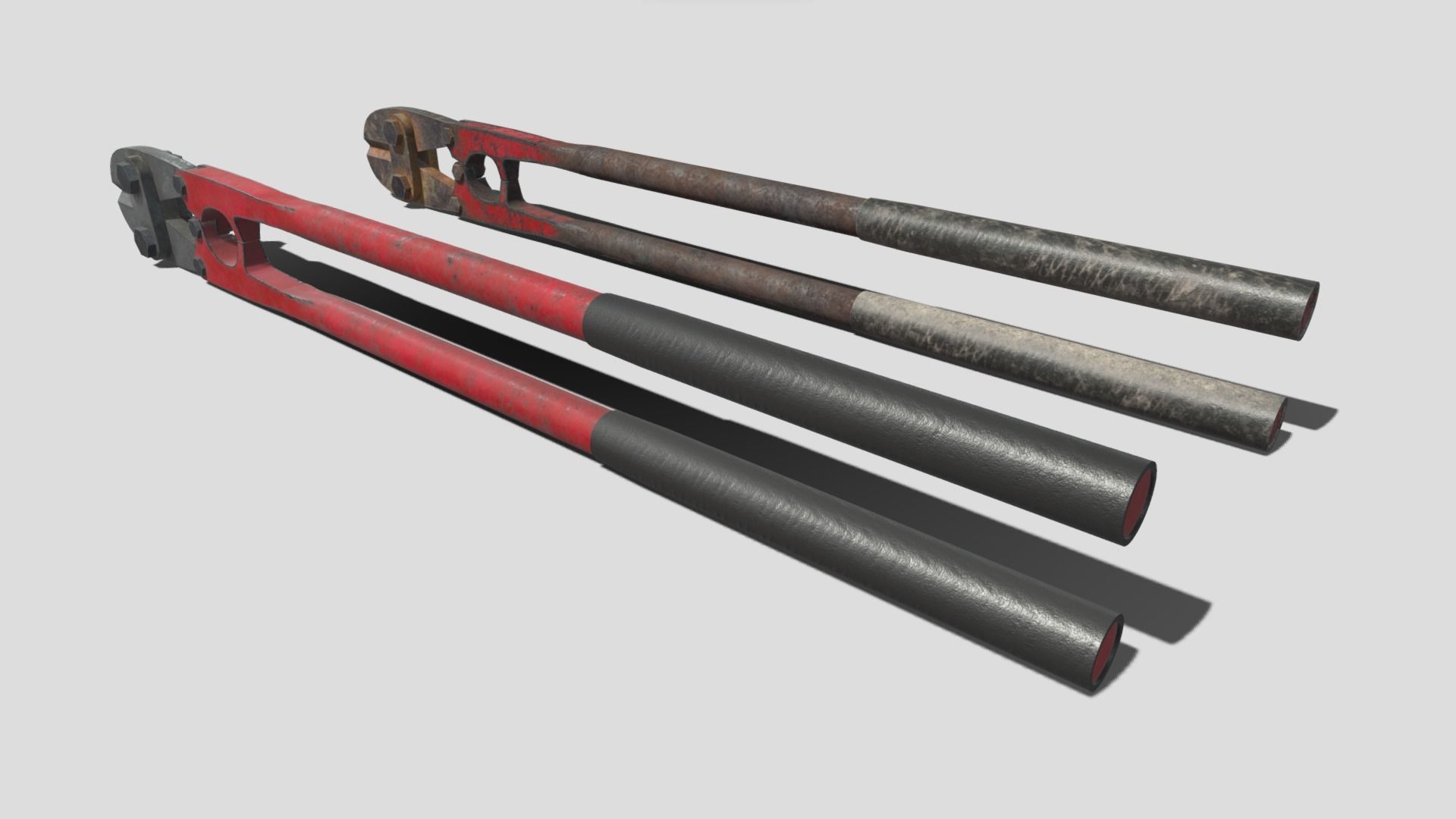 Bolt Cutters Low-poly 3D model_6