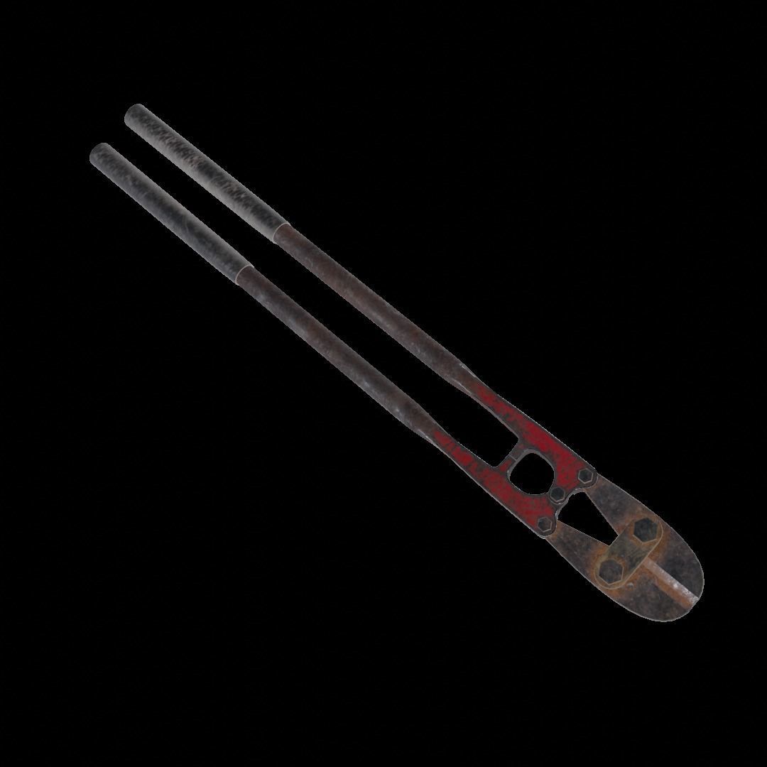 Bolt Cutters Low-poly 3D model_10