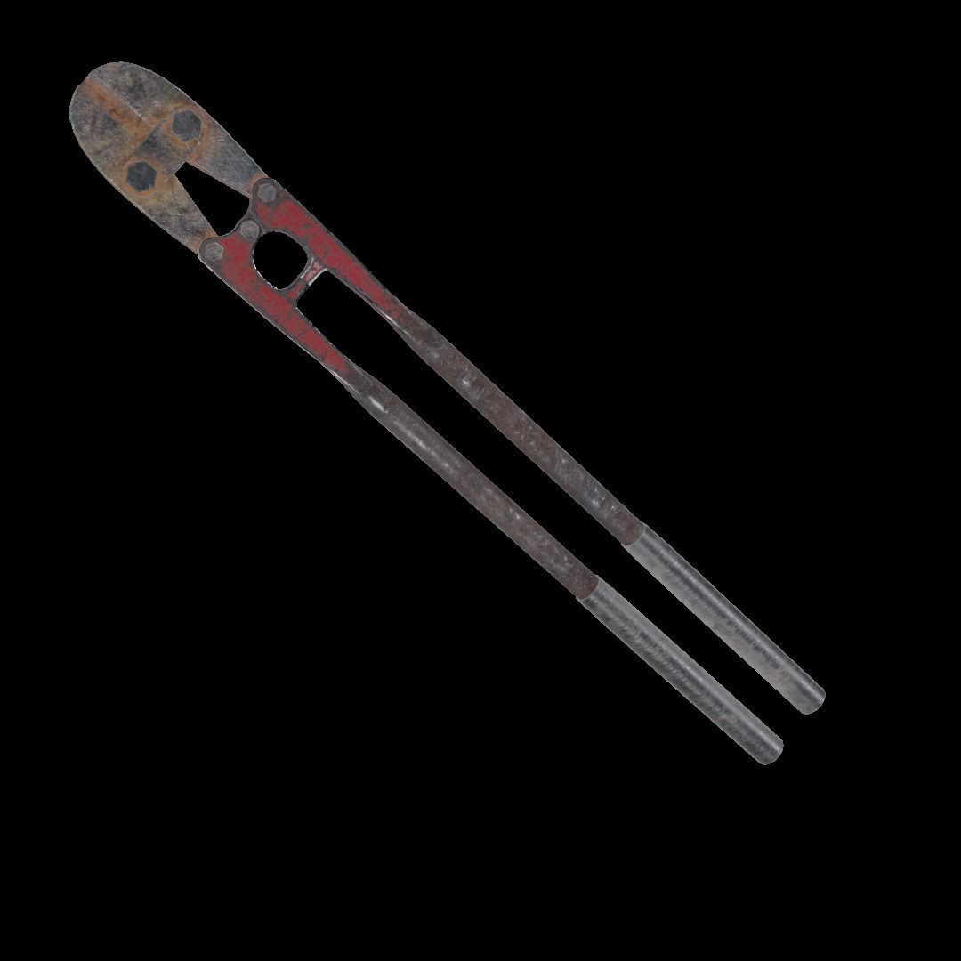Bolt Cutters Low-poly 3D model_19