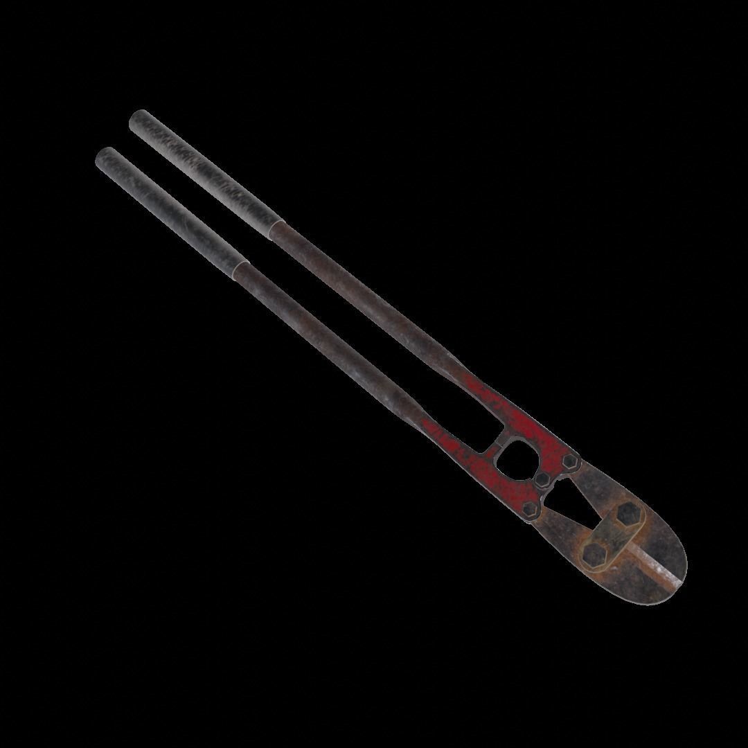 Bolt Cutters Low-poly 3D model_16